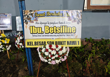 Papan Bunga duka cita Palangkaraya
