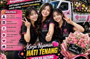 Lowongan Kerja Palangkaraya – Perangkai Bunga (King Florist)