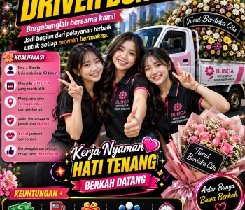 Lowongan Kerja Palangkaraya – Perangkai Bunga (King Florist)